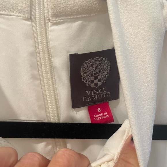 Vince Camuto White Bow Neck Dress - Picture 2 of 4